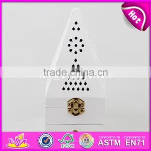 2017 Hot Sale Antique Pyramid Design Wood Incense Holder / Incense Burner W02A258-S thumbnail-1