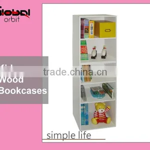 New Style Children Furniture Wood Bookcases Design Book Shelf for Kids thumbnail-1