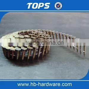 Yellow Zinc Galvanized Coiled Roofing Nails thumbnail-4