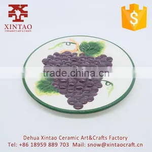 Custom Logo Grapes Round Plate for Tableware/gifts for Kids thumbnail-1