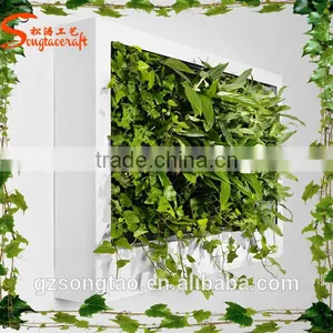 2015 New Products on the Wall Vertical Artificial Green Wall for Home Garden thumbnail-5