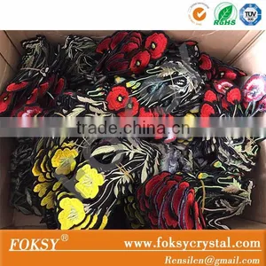 New Design Flowers Iron on Embroidered Patch for Clothing thumbnail-3