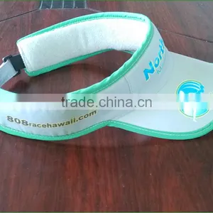 Heigh Quality Sun Visor Caps With Custom Personality Logo Visor Cap thumbnail-3