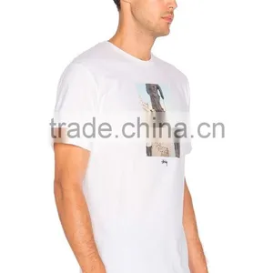 Fashionable Round O Neck T-Shirt /Custom Logo Design Printing Mens Cotton T-Shirt thumbnail-3