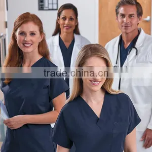 Custom Hospital Uniform Clinical Medical Scrubs thumbnail-1