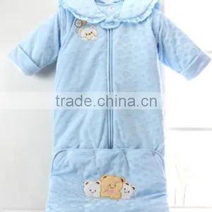 100% Cotton Anti Kicking Infant Baby Child Foot Sleeping Bag for Four Seasons thumbnail-2