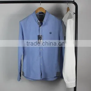 2015 Top Quality Custom Men Shirt 100% Men Cotton Shirts Men's Oxford Shirt thumbnail-2