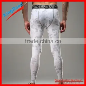 New Men Camo Camouflage Tights/Dry Fit Compression Pants/Tight Leggings thumbnail-1