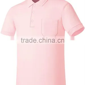 Custom Made Solid Color Polo T-Shirt With Pocket thumbnail-3