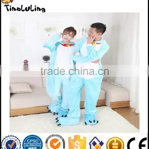 Wholesale Flannel Doraemon Pajamas One Piece Cartoon Pajamas Cat Onesie Pajamas thumbnail-1