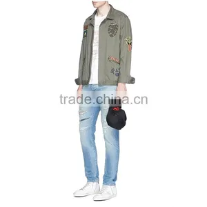 2017 Wholesale Summer Men's White T-shirt Fashion Prining Men's T-shirt Cotton Men's Clothing thumbnail-2