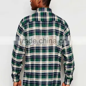 Vintage Checked Flannel Shirt for Man thumbnail-2