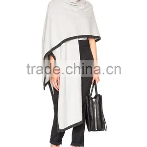 Women Winter Shawl and Wraps,Knitted Wool Wraps Ponchos for Ladies thumbnail-1