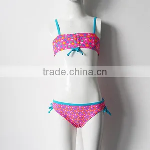 Girls Sexy Pink Cute Swimwear thumbnail-3