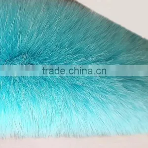 BBG-H-25 Dye Color Large Fox Fur Tail Collar /real Fur Trim for Winter Coat/Parka thumbnail-4
