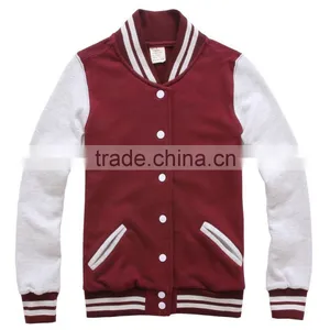 Oem Custom Women Sport Jacket,quality Designer Mens Blank Baseball Jackets thumbnail-3