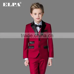 ELPA NXB0101 Formal Fancy Black 3 Piece Designer Boys Suits thumbnail-2