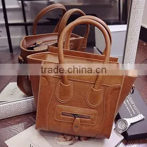 DY0124Z Europea Fashion Ladies Retro Big Handbag thumbnail-1