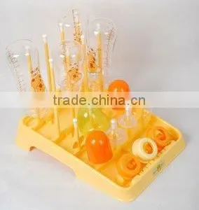 Yellow Color Baby Milk Bottle Drying Rack thumbnail-1