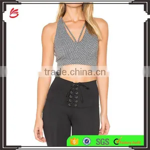 New Custom Hot Women Sports Bra Sexy Top Fashionable Yoga Jogging Running Sports Bra thumbnail-1