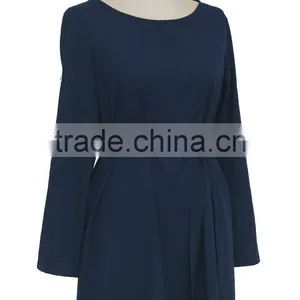 Women Clothes Fall Fashion 3/4 Sleeve Casual Party Clothes Slim Waist Ladies Dress For Wholesale 2017 thumbnail-4