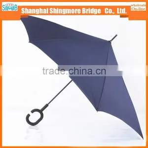 2016 Hot Sales New Design High Quality Reverse up Side Down Umbrella thumbnail-4