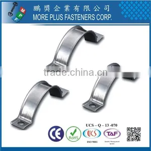 Made in Taiwan Stainless Steel High Pressure Hydraulic Hose Clamp Accessories Schlauchklemmen Hose Clamp thumbnail-2