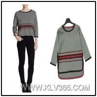 Designer Women Fashion Sweater Crocheted Winter Wool Sweater thumbnail-1