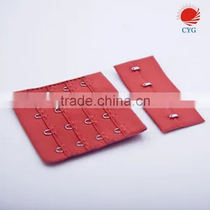 Gold Supplier Sell Red Nylon Bra Hook and Eye Tape Extender thumbnail-1