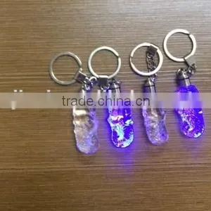 Crystal Singapore Merlion Model With LED Keychain For Souvenirs Gifts KJJ-02 thumbnail-6