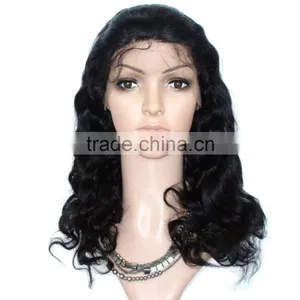 High Quality Natural Indian Human Hair Wigs For Black Men thumbnail-6