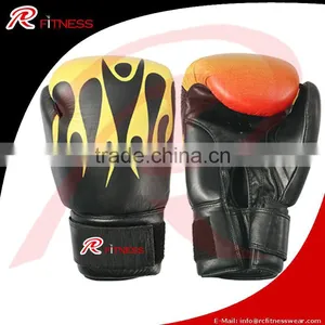 PU Leather Deluxe Boxing Gloves/ High Quality Kick Boxing Gloves Custom Boxing Gloves thumbnail-4