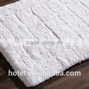 Hotel Plush Bath Rug With Logo Embroideried thumbnail-4