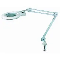 Large Round Industrial Clamp Magnifier Lamp thumbnail-1