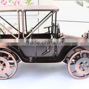 Handmade Tinplate Antique Style Metal Model Car thumbnail-6