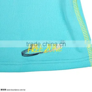 V Neck 2 Tone Color Short Sleeve Sportswear thumbnail-3