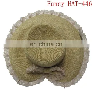 Wholesale Cheap Fashion Ladies Straw Beach Hats To Decorate thumbnail-1