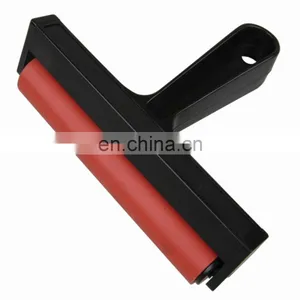 200mm Plastic Handle Hard Rubber Brayer thumbnail-1