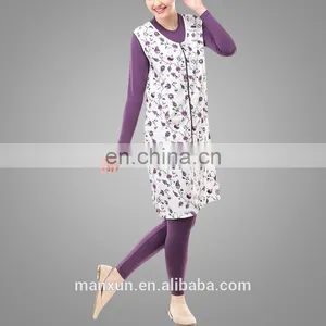 Three Pieces Muslim Swimming Suits With Vest Outwear Islamic Swimwear Design thumbnail-5
