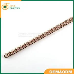 DIY Iron Flat Chain Strap Handbag Chains Accessories Purse Straps Shoulder Cross Body Replacement Straps thumbnail-4
