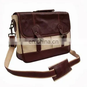Economic Leather Messenger Bag thumbnail-1