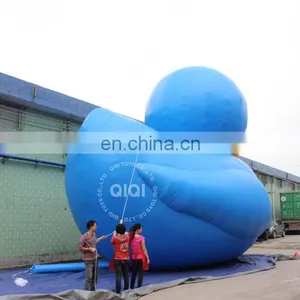 2014 Blue/yellowgiant Duck Swimming Ring Inflatable thumbnail-5