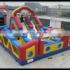 Inflatable Bounce House Super Slide Moonwalk Jumper Bouncer Bouncy Jump Castle thumbnail-1