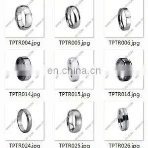 Ring Tungsten, Fashion Jewelry Tungsten Carbide Rings for Men thumbnail-5