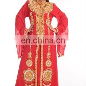 NEW MOROCCAN ABAYA KAFTAN JILBAB thumbnail-1
