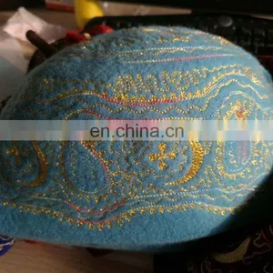 China Wool Muslim Prayer Cap thumbnail-2