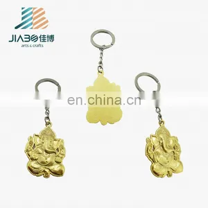 3D Buddha Custom Gold Plating Keychain for Wholesale thumbnail-4