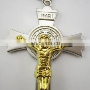 Catholic Saint Benedict Crucifix Cross Keyring Key Chain thumbnail-4