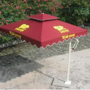 Swimming Pool Outdoor Banana Umbrella Brushed 9 Fee Low maintenance thumbnail-3