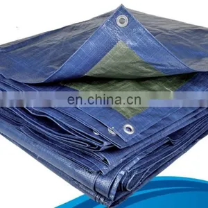 Light Duty Tarpaulin 60GSM BLUE/GREEN thumbnail-1